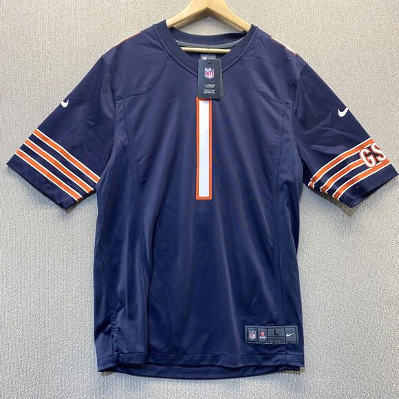 Nike Justin Fields Chicago Bears NFL Jersey #1 Football Authentic - Picture 1 of 11